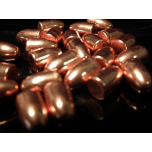 COPPER PLATED BULLETS CAL. 9/115 356 RN - NEW SERIES 3